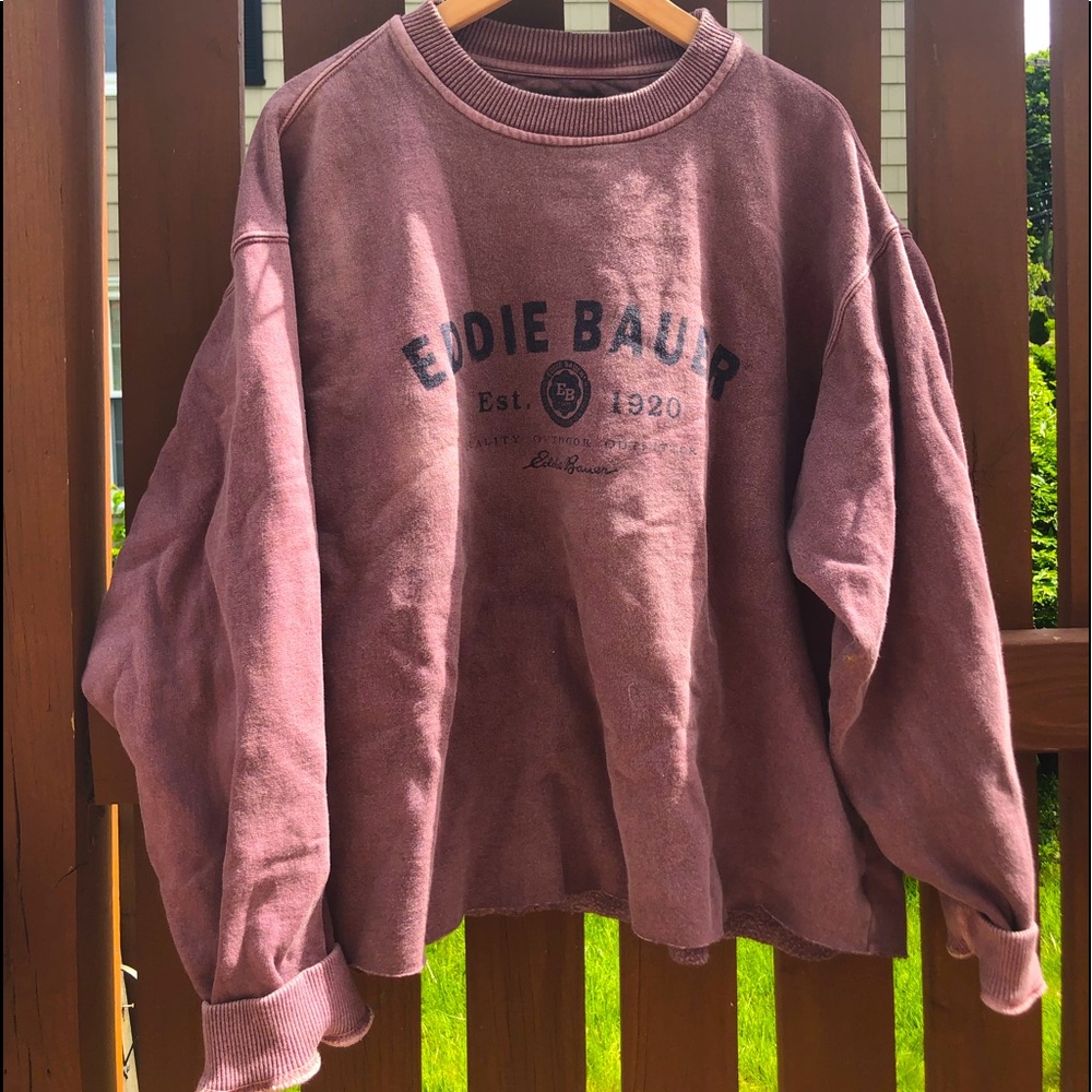 Eddie Bauer Cropped Sweatshirt